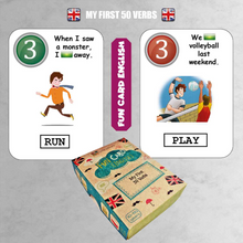 Load image into Gallery viewer, Fun Cards: My First 50 Verbs
