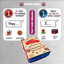 画像をギャラリービューアに読み込む, Fun Cards: Present Simple