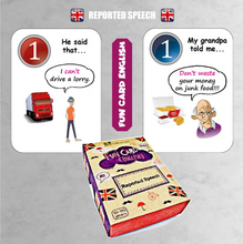 画像をギャラリービューアに読み込む, Fun Cards: Reported Speech