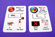画像をギャラリービューアに読み込む, Fun Cards: Past Simple