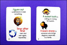 画像をギャラリービューアに読み込む, Fun Cards: Idioms in Conversation