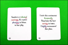 画像をギャラリービューアに読み込む, Fun Cards: Word Formation