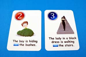 Fun Cards: Prepositions of Time and Place